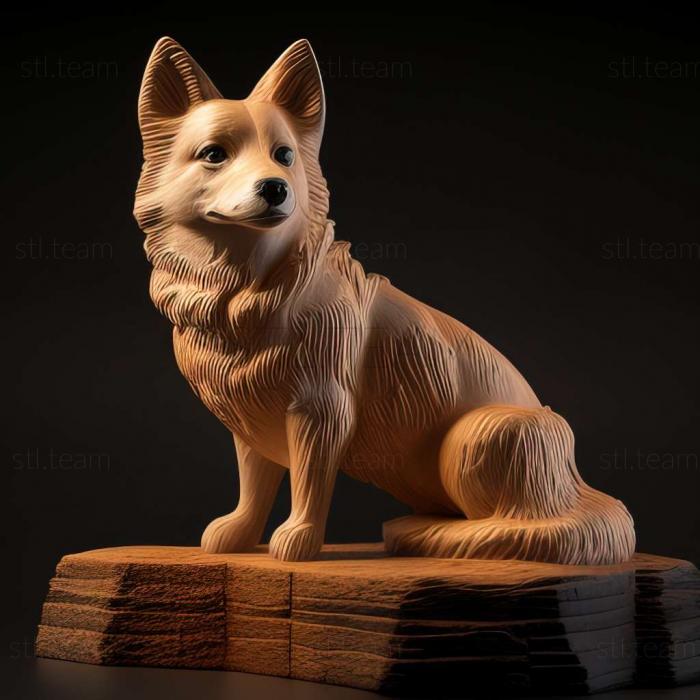 3D model Icelandic dog (STL)